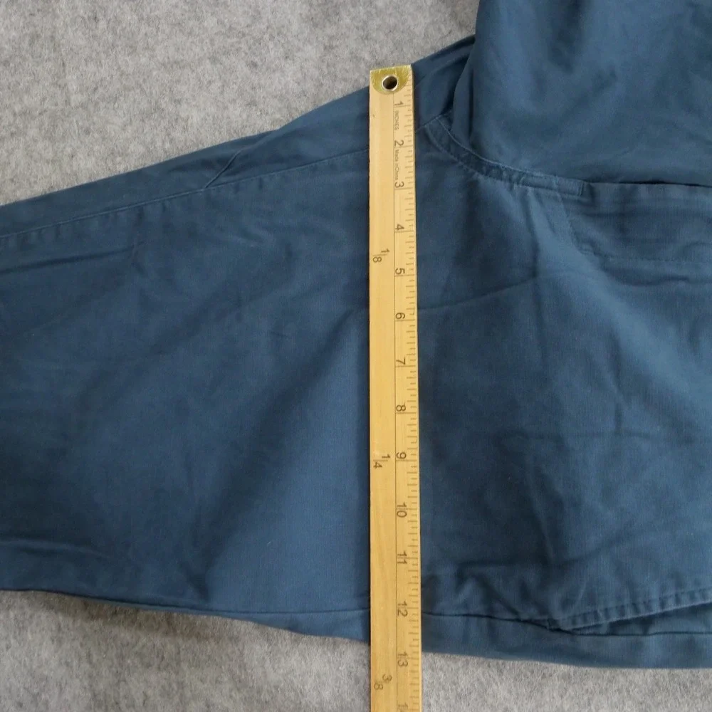 Tenore Pants Mens 30 Blue Flat Front Chinos Mid Rise Casual Cotton